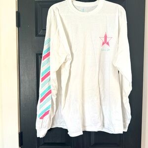 New Jeffree Star Limited White Snowflake shirt XL